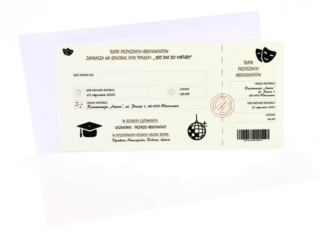 Jak stworzyć zaproszenie do teatru, które zachwyci Twoich gości